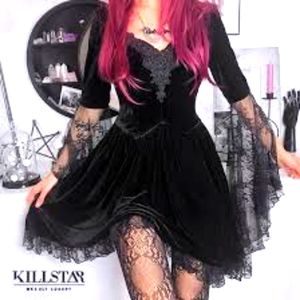 KILLSTAR | Mayra Brocade dress